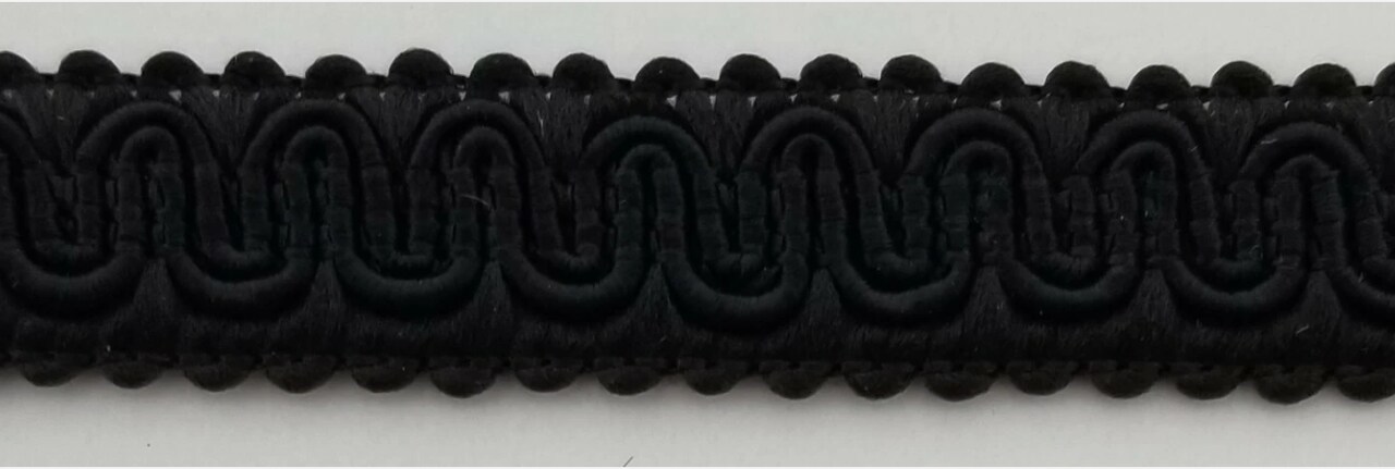 1/2" Scroll Braid Gimp w/ Backing - 12 Continuous Yards - Many Color Options!